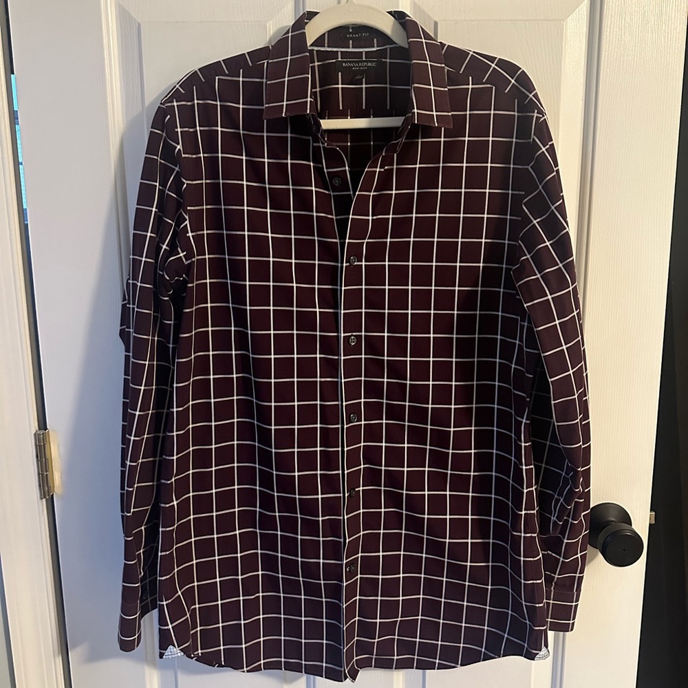 Men’s Banana Republic Grant Fit Button Down Shirt